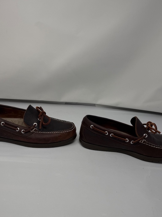 L.L.Bean Handsewn Camp Mocs - Brown Leather Boat Shoes/Loafers - Men’s 9